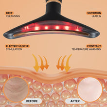 Load image into Gallery viewer, GLO24K Red Light Beauty Device for Face and Neck. Based on Triple Action L E D, Thermal, and Vibration Technologies.