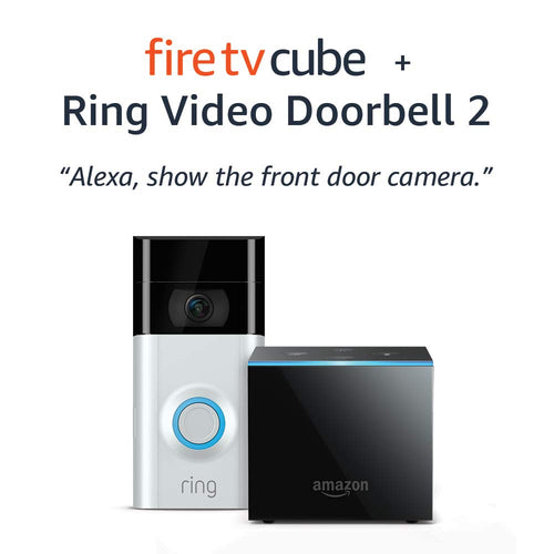 All-new Fire TV Cube bundle with Ring Video Doorbell 2