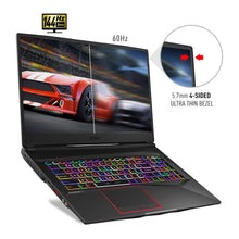 Load image into Gallery viewer, MSI GE75 Raider-287 17.3&quot; Gaming Laptop, 144Hz Display, Thin Bezel, Intel Core i7-9750H, NVIDIA GeForce RTX2060, 16GB, 512GB NVMe SSD