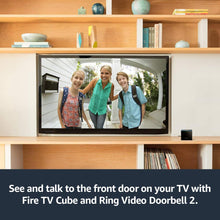Load image into Gallery viewer, All-new Fire TV Cube bundle with Ring Video Doorbell 2