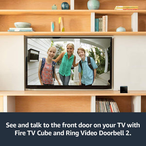 All-new Fire TV Cube bundle with Ring Video Doorbell 2